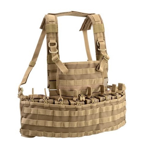 GILET TATTICO CHEST RIG MOLLE RECON COYOTE TAN OUTAC [OT-RC900 CT]