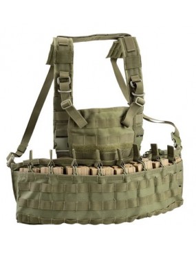 CHALECO TÁCTICO PECHO RIG MOLLE RECON VERDE OUTAC [OT-RC900 OD]