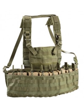 TAKTISCHE WESTE CHEST RIG MOLLE RECON GREEN OUTAC [OT-RC900 OD]