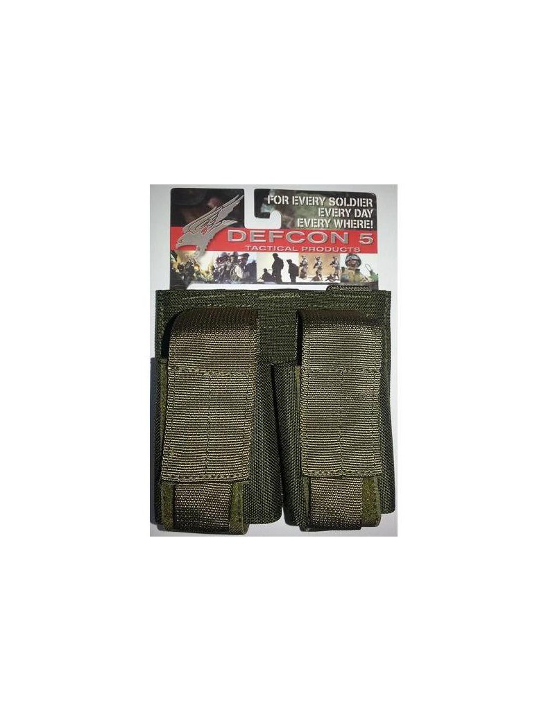 DOUBLE GREEN GRENADE POCKET [D5-BB21 OD]