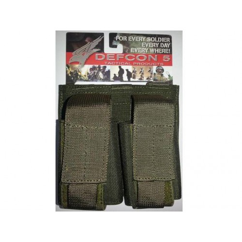 DOUBLE GREEN GRENADE POCKET [D5-BB21 OD]