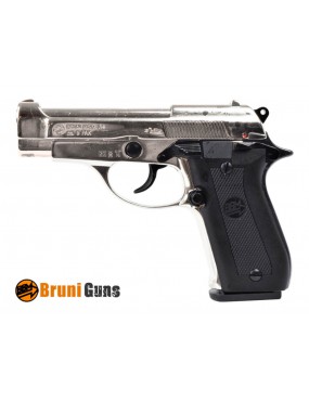 BRUNI BLANK GUN MODEL 84 9 MM NICKEL [BR-2700N]