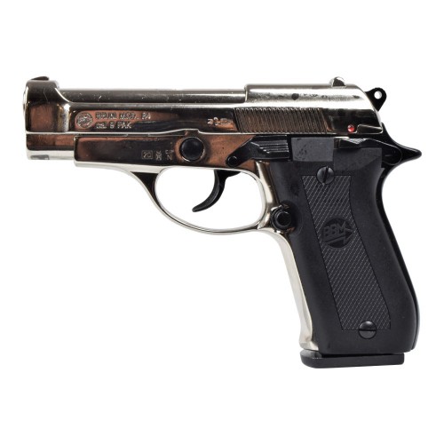 PISTOLA DETONADORA BRUNI MODELO 84 NIQUEL 9 MM [BR-2700N]