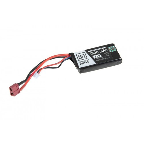 LIPO BATTERY 7.4V 1300MAH 15 / 30C DEANS [SPE-06-024606]
