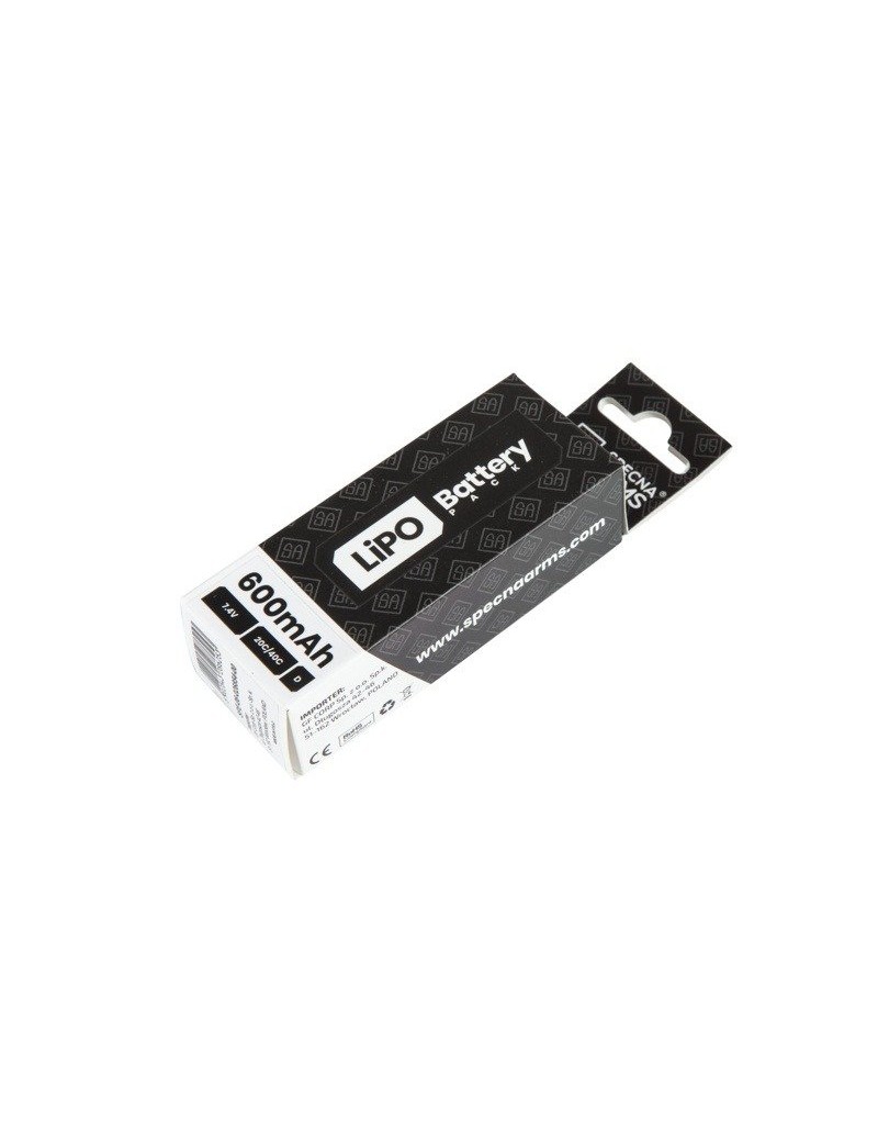 SPECNA ARMS BATTERIE LIPO 7.4V 600MAH 20/ 40C PDW DEANS [SPE-06-026854]