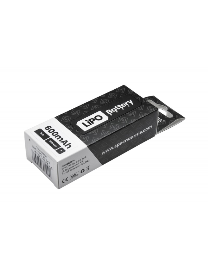 SPECNA ARMS BATTERIA LIPO 11.1V 600MAH 20/40C PER PDW TAMIYA [SPE-06-029216]