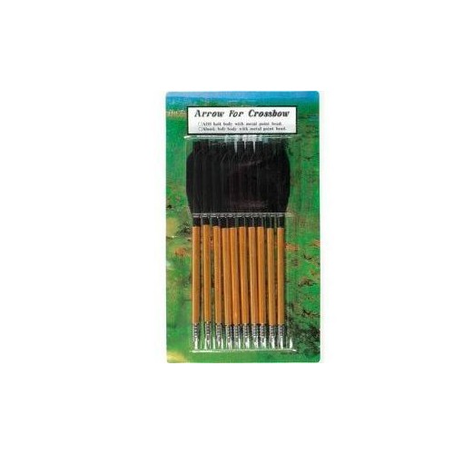 FLÈCHES EN ALUMINIUM 16cm POUR PISTOLETS D'ARBALÈTE 12pcs [R10113]