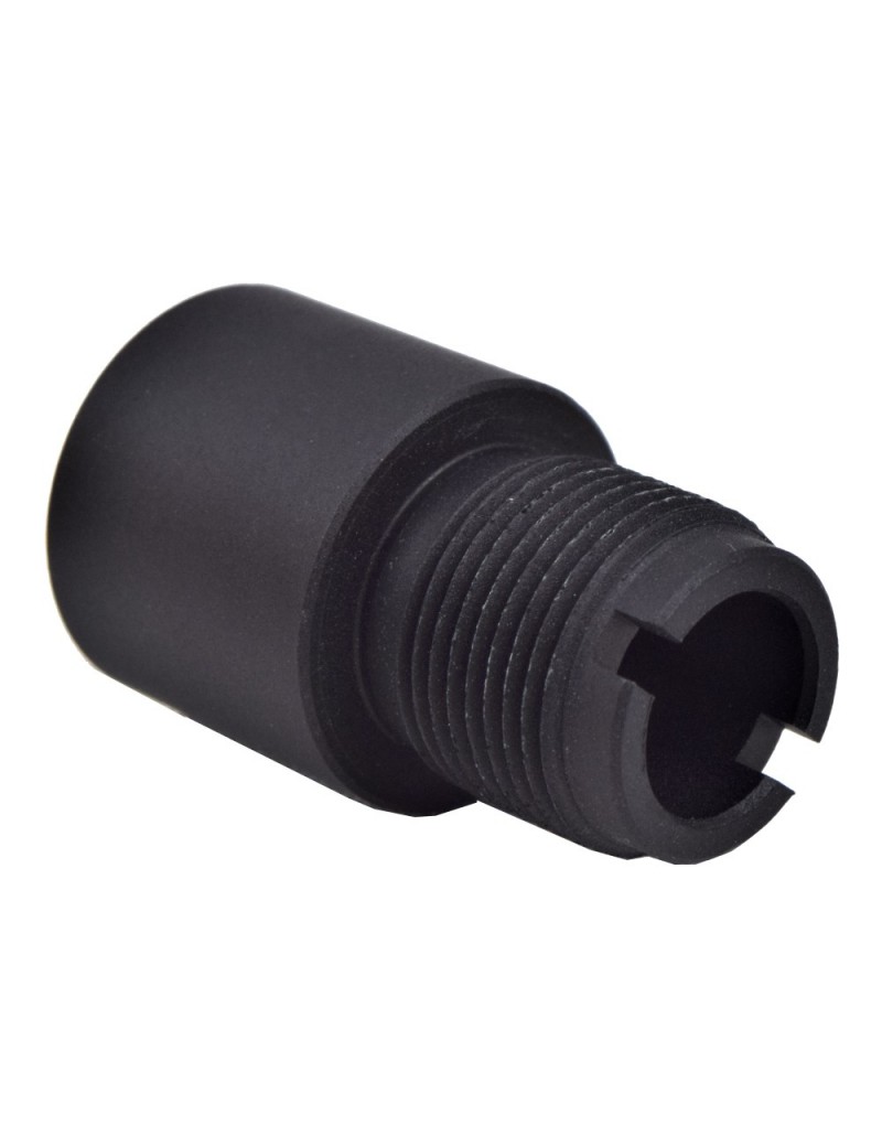 D|BOYS ADATTATORE PER SILENZIATORE FILETTO 14MM DA ANTIORARIO AD ORARIO [DB071]