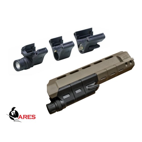 ARES AMOEBA MHS TORCIA TATTICA PER PARAMANI MODULARE NERO [AR-FL-B]