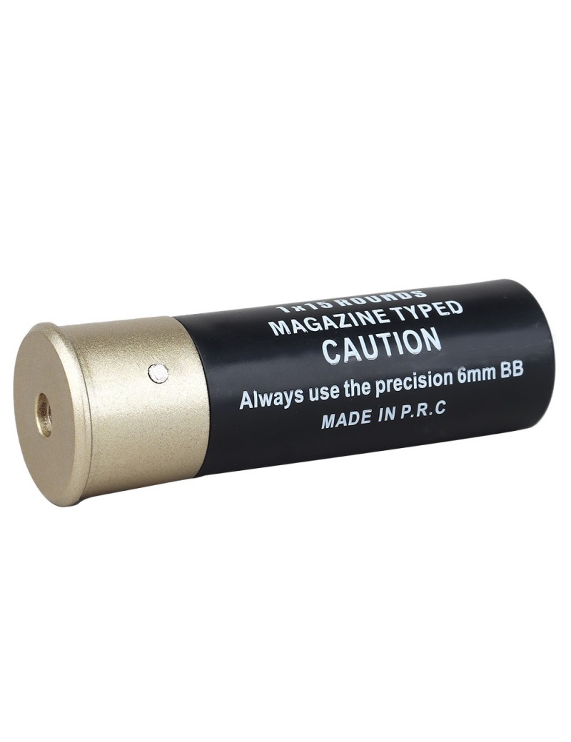 WOSPORT CARTRIDGE 1X15 - 6 PIECES BLACK [WO-EX15B]