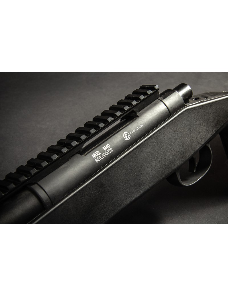 FRANCOTIRADOR NEGRO M40A5 CON EVOLUCIÓN DE MUELLE REFORZADO [EC90SR]