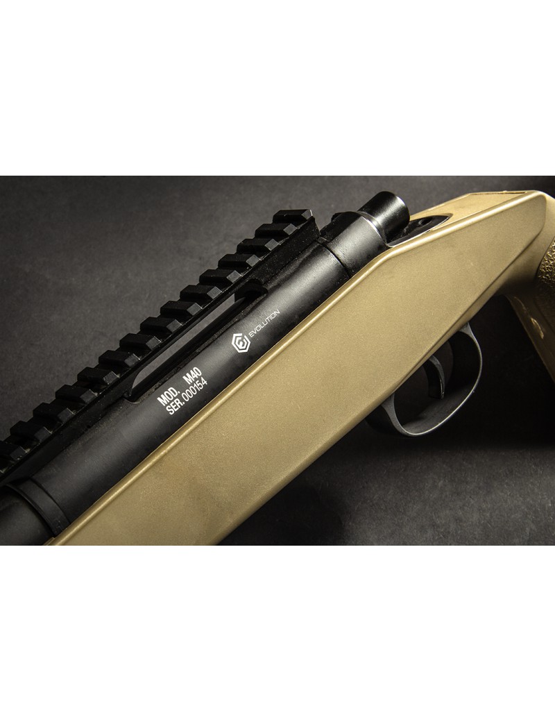 M40A5 TAN SNIPER WITH REINFORCED SPRING EVOLUTION [EC90SR-T]
