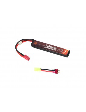 BATTERIA EVOLUTION LI-PO ULTRA POWER 7.4V 1100MAH 20C - 40C PEAK WITH T- PLUG...