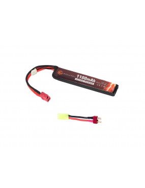 EVOLUTION LI-PO ULTRA POWER 7.4V 1100MAH 20C - 40C PEAK MIT T-STECKER + ADAPTER [EA0141B]