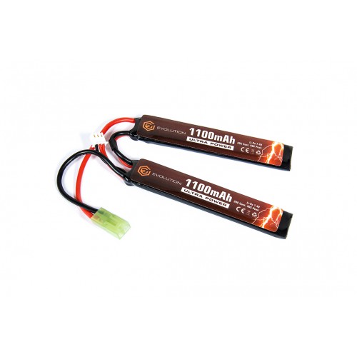 EVOLUTION LI-PO ULTRA POWER 7.4V 1100MAH 20C - 40C PEAK  [EA0142B-MT]