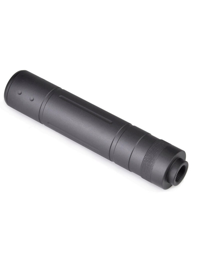 METAL TYPE D SILENCER VERSION 155X31 BLACK [ME2013-B]