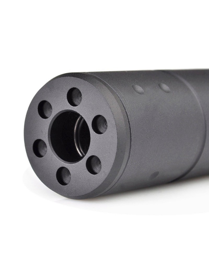 METAL TYPE D SILENCER VERSION 155X31 BLACK [ME2013-B]