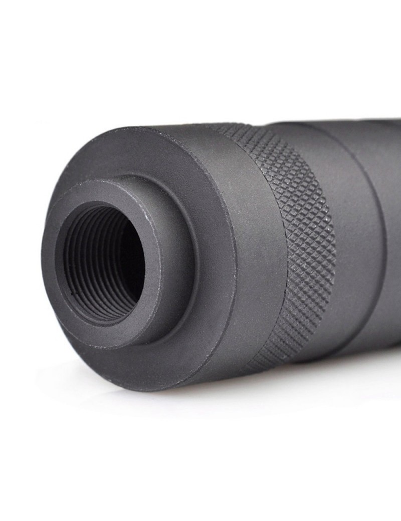 METAL SILENZIATORE TYPE D VERSIONE 155X31 NERO [ME2013-B]