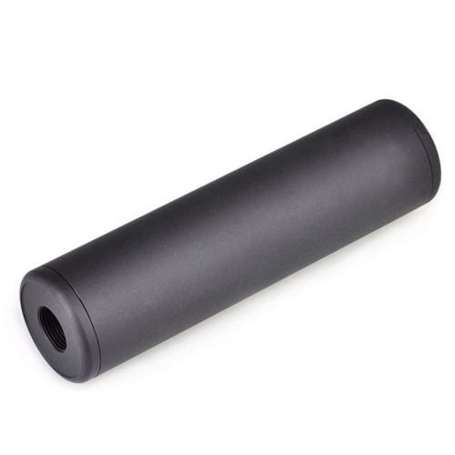 METAL SMOOTH STYLE SILENCER VERSION 130X35 BLACK [ME2019-B]