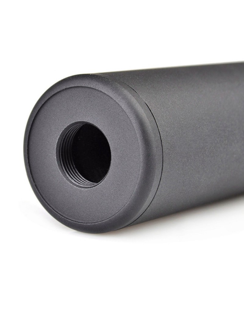 METAL SMOOTH STYLE SCHALLDÄMPFER VERSION 130X35 SCHWARZ [ME2019-B]