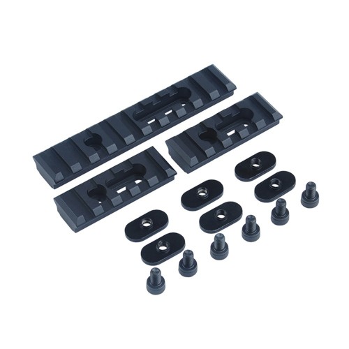 ELEMENT SET DE TRINEOS DE 20MM, PARA GUARDAMANOS ESTILO MOE NEGRO [EL-EX225]
