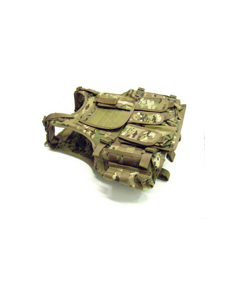 MULTICAM TAKTISCHE WESTE MIT 8 TASCHEN UND MOLLE-SYSTEM [RP-322-MUL]