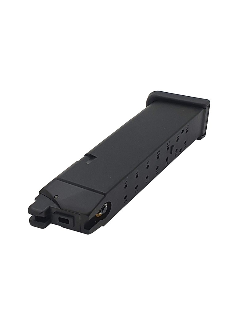 MAGAZINE À GAZ POUR PISTOLET SÉRIE G18 HWASAN 25 BB [310730]