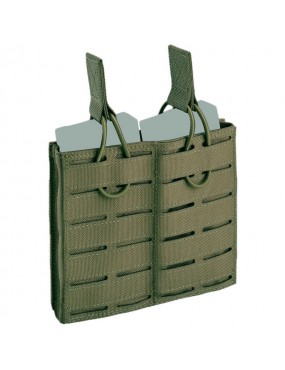 DOUBLE OPEN MAGAZINE POUCH GREEN DEFCON 5 [D5-LAS_M4AKDO OD]