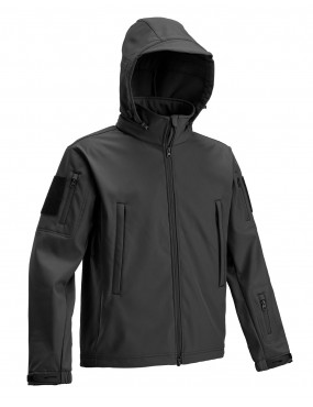 VESTE TACTIQUE SOFTSHELL NOIRE DEFCON 5 [D5-3430 B]