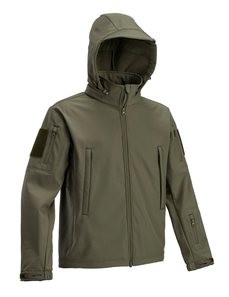 DEFCON 5 GREEN SOFTSHELL TACTICAL JACKET [D5-3430 OD]