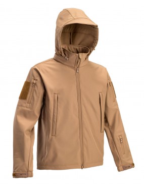 DEFCON 5 TAKTISCHE SOFTSHELLJACKE COYOTE BRAUN [D5-3430 CB]