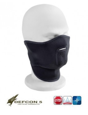 DEFCON 5 MASCHERA FACCIALE IN NEOPRENE NERO [D5-1972 B]