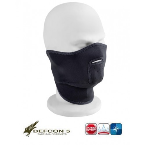 MASCARILLA FACIAL DEFCON 5 DE NEOPRENO NEGRA [D5-1972 B]