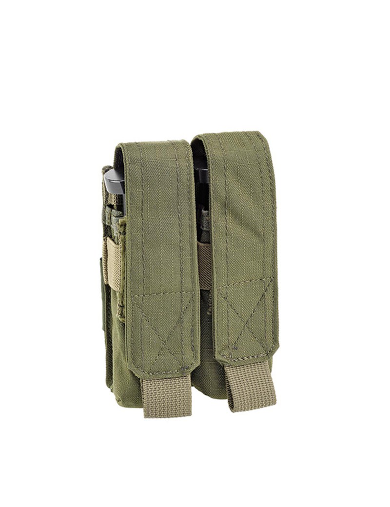 DOUBLE POCKET FOR PISTOL MAGAZINE GREEN [D5-PM02 OD]