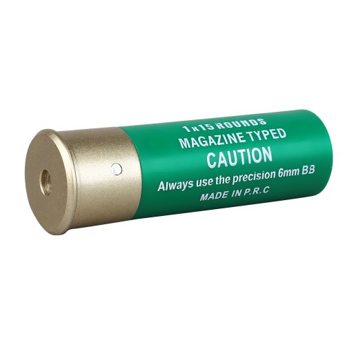 WOSPORT CARICATORE A CARTUCCIA 1X15 - 6 PEZZI VERDE [WO-EX15V]