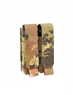 BOLSILLO DOBLE PARA CARGADOR DE PISTOLA CAMO ITALIANO [D5-PM02 VI]