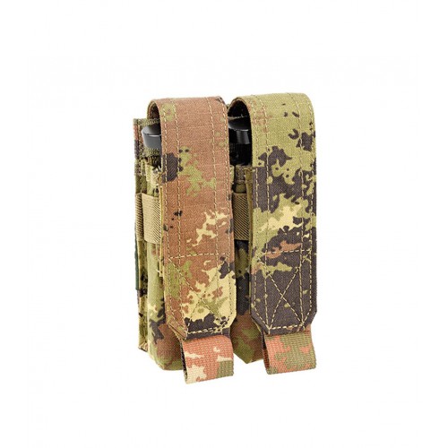 DOUBLE POCHE POUR MAGAZINE PISTOLET CAMOUFLAGE ITALIEN [D5-PM02 VI]