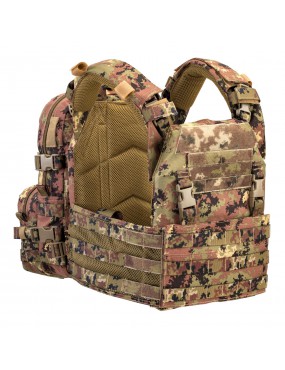 DEFCON 5 PLATE CARRIER TATTICO + 5 + MOCHILA VEGETACION ITALIANO [D5-BAV21VI]