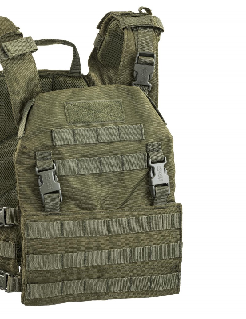 DEFCON 5 PLATE CARRIER TATTICO 5 + MOCHILA VERDE [D5-BAV21 OD]