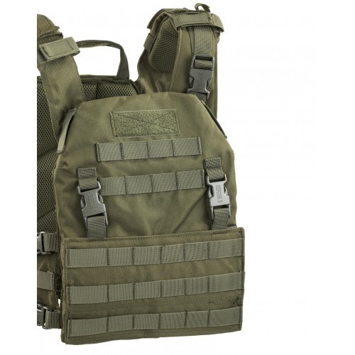 DEFCON 5 TACTICAL PLATE CARRIER + GREEN BACKPACK [D5-BAV21 OD]