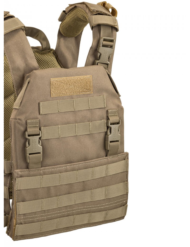 PORTE-PLAQUE TACTIQUE DEFCON 5 + SAC À DOS COYOTE TAN [D5-BAV21 CT]