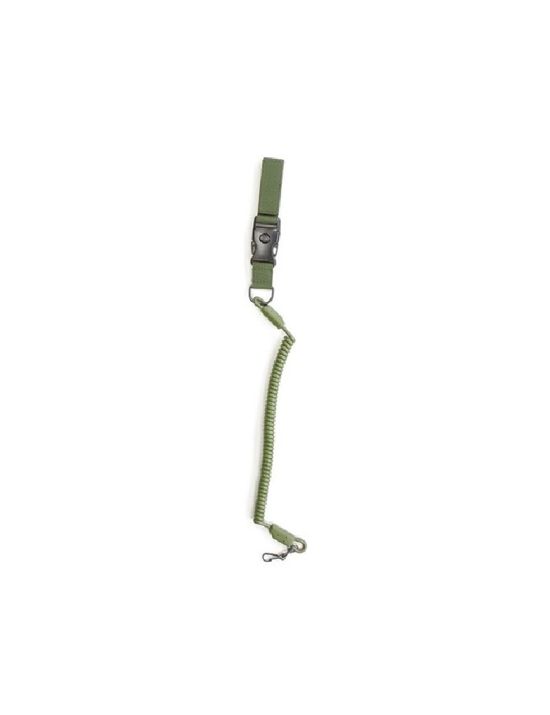 PISTOL SAFETY LACE WITH MOLDED TERMINAL. GREEN, VEGA HOLSTER [2V22V]