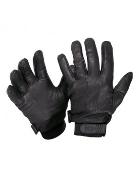GUANTES VEGA HOLSTER NEGROS DE PIEL ANTIPINCHAZOS Y ANTICORTES [OG37N] 2