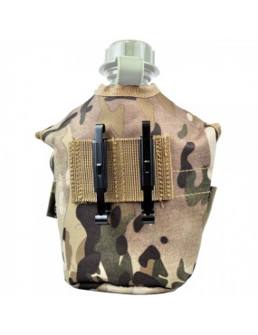 JS-TACTICAL 1 LITER PLASTIC BOTTLE + MULTICAM POCKET [JS-1801] [JS-1823M] 2