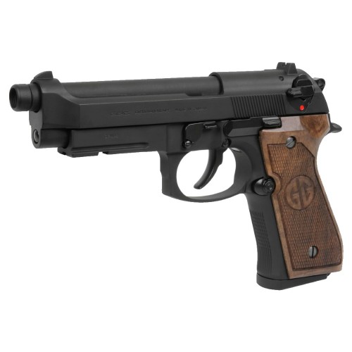 PISTOLA DE GAS G&G GPM92 GP2 EMPUÑADURA DE MADERA DE NOGAL [GG-M92-GP2W]