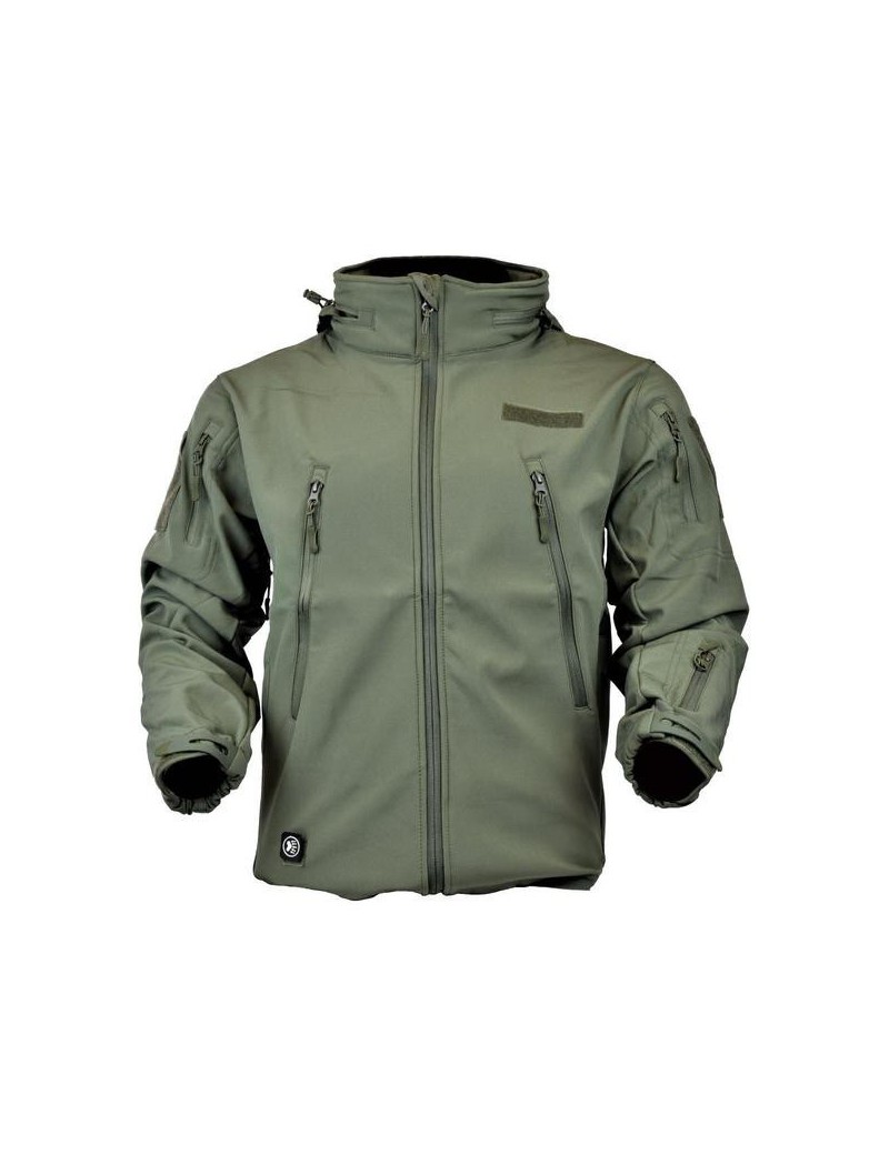 JS-VESTE TACTIQUE EN PEAU DE REQUIN VERT [JW-V]