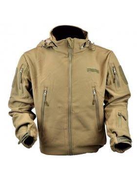 CHAQUETA JS-TACTICAL MARRÓN SHARK SKIN  [JW-BR]