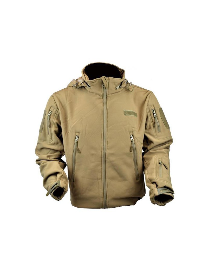 CHAQUETA JS-TACTICAL MARRÓN SHARK SKIN  [JW-BR]