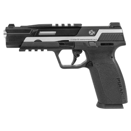G&G GAS PISTOL PIRANHA TR SILVER [GG-PIR-TRS]