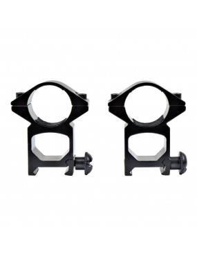 JS-TACTICAL 1 "HIGH RINGS FOR 20mm SLIDES BLACK [JS-M2006]